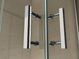 Duschabtrennung glas faltbar eckeinstieg 100x100 bodeneinbau : Duschkabine Eckeinstieg Falttur Nano Ex213 100 X 100 X 195 Cm Inkl Duschtasse