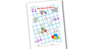 Numeracy Themed Sticker Reward Chart 15mm Reward Chart