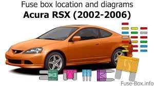 Looking for programming instructions for your 2003 acura rsx keyless entry remote? Fuse Box Location And Diagrams Acura Rsx 2002 2006 Youtube