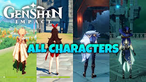 Walk, run, sprint speed, and climbing distance are determined by a character's height. Genshin Impact All Characters And Skills Gameplay Part 1 Youtube