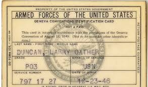 U S Armed Forces Geneva Convention Id Card Geneva Conventions Armed Forces Cards