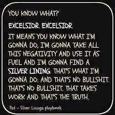 You have to find the silver lining in the middle of everything that happens in life. Silver Linings Playbook Image 1581815 On Favim Com