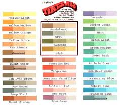 Utc Tints All Universal Tinting Colorant Color Chart Wood