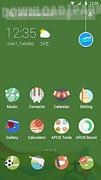 By default, the main screen of your phone shows your most common applications: Rio Apus Launcher Theme Android App Free Download In Apk