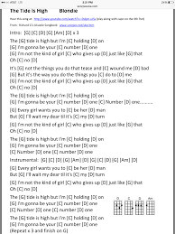 D i'm gonna be your a friend. Tide Is High Uke Chords Ukelele Songs Music Theory Guitar Uplifting Songs