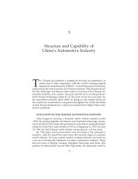 To a great extent, these changes involve the transformation in the purchasing behaviour of the car buyers. 3 Structure And Capability Of China S Automotive Industry Personal Cars And China The National Academies Press