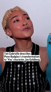 Tati Gabrielle Describes Penn Badgley's Transformation