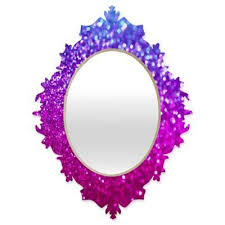 Cool Home Accessories Bedrooms Deny Designs Lisa Argryopoulos New Galaxy Small Baroque Mirror Multi Cool Baroque Mirror Galaxy Decor Space Themed Bedroom