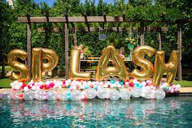 If you want to go with a themed pool party, you can make your food, favors or activities fit in with the theme, and scatter a few festive touches around the pool. 35 Pool Party Ideas Kids Party Adults And Casual Party Themes