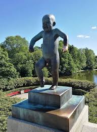 Sinnataggen er gustav vigelands mest berømte figur. Sinnataggen Blir Stadig Mer Gyllen The Vigeland Museum Facebook