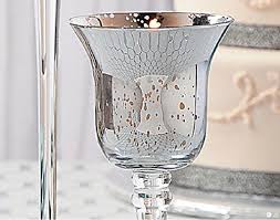 Set of 3 new from biedermann. Silver Tone In Graduated Sizes Tall Fluted Mercury Glass Votive Candle Holder Set 3 Pc Set Candles Holders Home Kitchen Eudirect78 Eu
