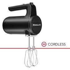 Kitchenaid hand mixer 7 speeds electric silicone. Black Matte Cordless 7 Speed Hand Mixer Khmb732bm Kitchenaid
