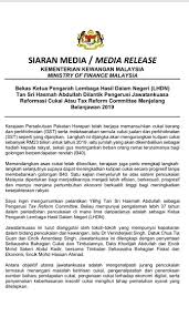 Mewujudkan peningkatan kemandirian bangsa dengan mengoptimalkan sumber pendapatan negara dari pnbp guna memperkuat ketahanan fiskal dan isi uu pnbp. Ministry Of Finance On Twitter Pelantikan Ybhg Tan Sri Hasmah Abdullah Sebagai Pengerusi Jawatankuasa Reformasi Cukai Menjelang Belanjawan 2019