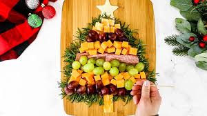 Easy cheesy christmas tree shaped appetizers : Christmas Tree Charcuterie Easy Christmas Themed Appetizer Making Lemonade