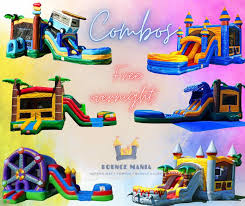 Introducing our Combo Slide Collection, where fun meets excitement in every  bounce and slide! Whether you're looking for a classic combo with a bounce  area and slide or something with extra thrills