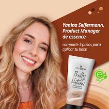 OrgullosaDeSerNatural l Yanina Seifermann, Product Manager de essence  cosmetics nos cuenta cómo aplicar tu base correctamente y por qué amarás la  nueva Pretty Natural Foundation que además es vegana.