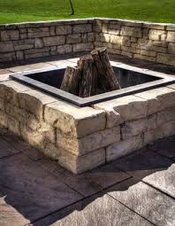 Rosetta Square Fire Pit Kit Fire Pit Landscaping Backyard Fire Fire Pit Kit