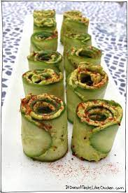 Cucumber Avocado Rolls Recipe Avocado Recipes Food Recipes