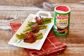 Eggplant is high in fiber but low in calories so it's great to cook with. Bacon Wrapped Green Beans By The Cooking Mom Tony Chachere S