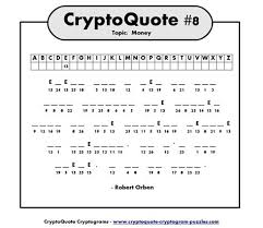 The term cryptoquote simply refers to a quote that has been encrypted. Daily Cryptograms Shefalitayal