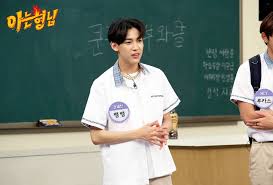 Lucas at knowing bros filming today w/ bambam, yuqi & joon! Facebook