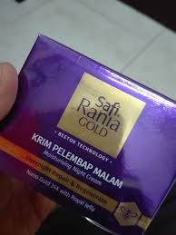 It is formulated with these gold particles called nano gold 24k that helps to absorb in to your cell and activate your cell to reduce wrinkle so your skin will look more radiant and more firm. Safi Rania Gold Moisturizer Review