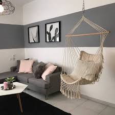 A Beautiful Macrame Swing Chair Made Out Of 100 Cotton With Handmade Tassels And Crochet The Hammock Chair Indoor Hammock Chair Swinging Chair Indoor Chairs