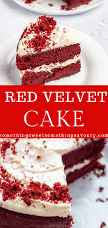 The only red velvet cake recipe you'll ever need! Red Velvet Cake Something Sweet Something Savoury