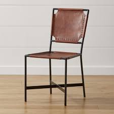 Laredo Brown Leather Dining Chair Reviews Crate And Barrel Dining Chairs Metal Dining Chairs Leather Dining Chairs