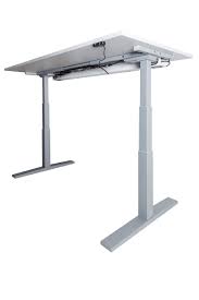 Elektrisch verstellbare schreibtische für einen rückenschonenden haltungswechsel während stundenlanger arbeit. Schreibtisch Elektrisch Hohenverstellbar Nr 31371 Steh Sitz Arbeitsplatz B180 Weiss Silber Buroeinrichtung Von Buero Hoch2 De