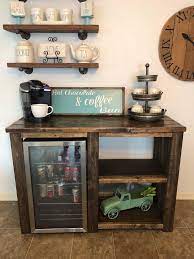 Are you looking for coffee bar cabinet with fridge? Free Shipping Coffee Bar With Opening For A Mini Fridge Etsy Diy Home Bar Coffee Bar Home Diy Coffee Bar
