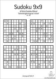 Kalender, gutscheine und karten ausdrucken. Sudoku Vorlagen Mittel Zum Ausdrucken Raetseldino De