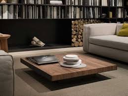 Low Square Solid Wood Coffee Table Deck By Lema Design Christophe Pillet Furniture Coffee Table Coffee Table Wood