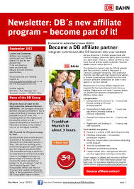 Newsletter Db S New Affiliate Program Become Part Of It