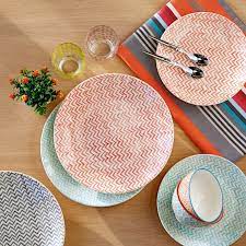 vaisselle de table en terre cuite esprit boheme ikat nos collections de vaisselle arts de la table par type de vaisselle de table vaisselle art de la table