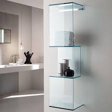 5 out of 5 stars. Tonelli Cling Glass Storage Bookcase Ultra Modern Glass Furniture Glass Shelves Shelves