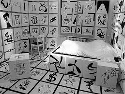 Hotel Room With Crazy Symbols Would You Go Crazy Or Would Your Creativity Flourish Unusual Hotels Theme Hotel Awesome Bedrooms
