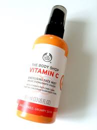 I have recently bought the whole range of vitamin c products from body shop. Body Shop Vitamin C Energising Face Mist The Body Shop Face Mist Mists