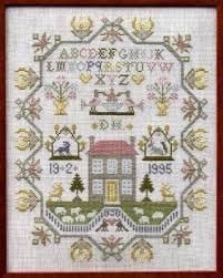 842 results for cross stitch country crafts magazine. Moira Blackburn Samplers Country House Sampler Cross Stitch Pattern 123stitch
