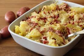 Blanchir le chou fleur préalablement coupé en bouquet 4 min en cuisson rapide dans le panier vapeur du cookéo. Gratin De Chou Fleur Bacon Avec Ou Sans Cookeo Les Petits Plaisirs De Doro