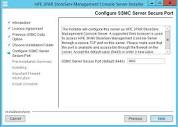 SSMC 3: Unable to modify the secured port - Hewlett Packard ...