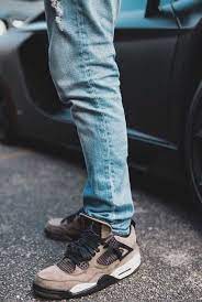 Nike Air Jordan4 Cactus Jack Travis Scott Nike X Travis Scott Nike Sneakers Men Sneakers