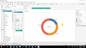 How To Create A Donut Chart In Tableau Software Video