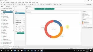 how to create a donut chart in tableau software video