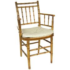 English Regency Faux Bamboo Armchair 1stdibs Com Armchair Vintage Armchair Faux Bamboo