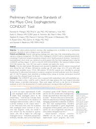 Most people with lung cancer don't have symptoms until the cancer is advanced. Pdf Preliminary Normative Standards Of The Mayo Clinic Esophagectomy Conduit Tool
