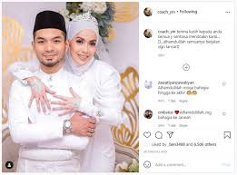 Betul lah sebelum ini pun sajat pernah memberitahu bahawa beliau sudah. Bekas Teman Lelaki Nur Sajat Coach Yin Selamat Nikahi Wanita Pilihan Hati Gempak