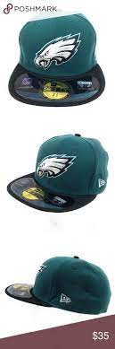 Philadelphia Eagles New Era 59fifty Fitted Hat Cap Fitted Hats New Era 59fifty New Era