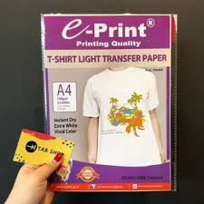 Digunakan untuk kaos warna gelap maupun terang. Kertas Sublim Transfer Paper A4 Isi 100lembar Shopee Indonesia