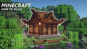 April cherry tree sakura island japanese style beautiful download store minecraft building 4 415105290638072330. Minecraft How To Build A Small Japanese House Survival Starter House Tutorial Youtube
